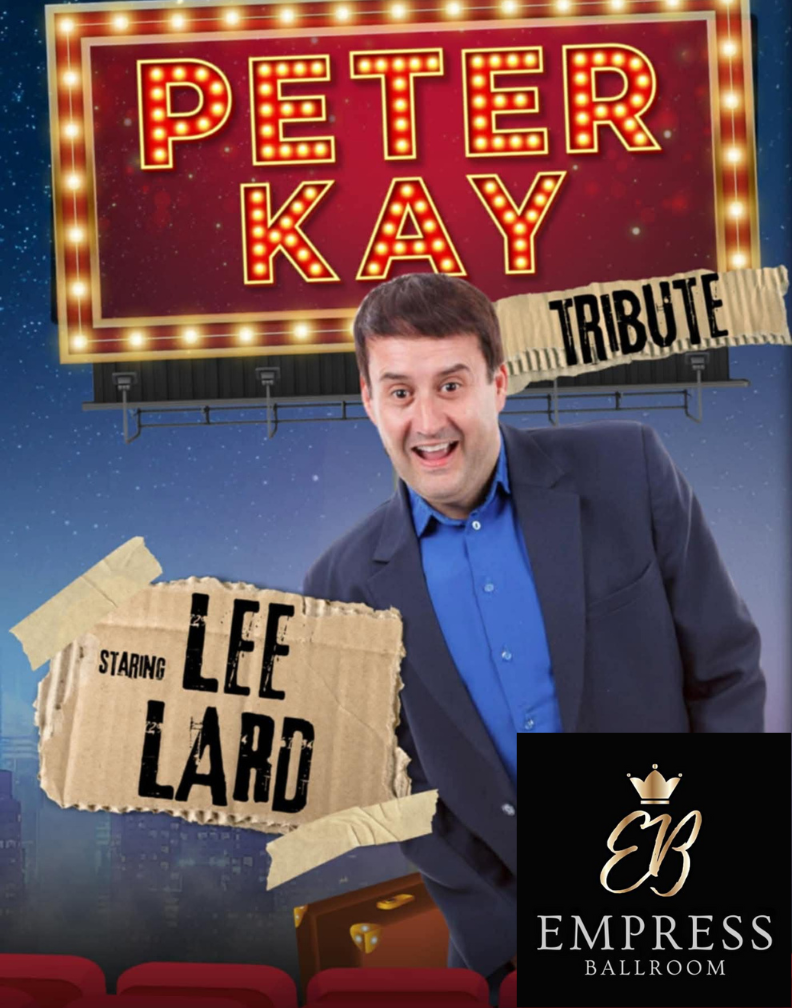 Lee Lard as Peter Kay Comedy Night Poster